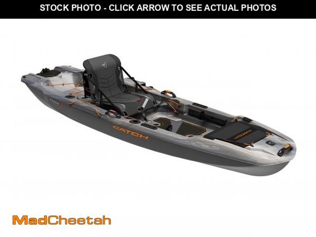Lot 74-12484039 - Pelican Catch Mode 110 Fishing Kayak - Premium Angler Kayak with Lawnchair seat, Granite - 10.5 Ft. ...