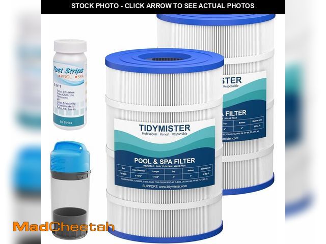 Lot 74-14251150 - TidyMister C900 Pool Filter Cartridge Replacement, 2 Pack *SEE DETAILS* - UNUSED