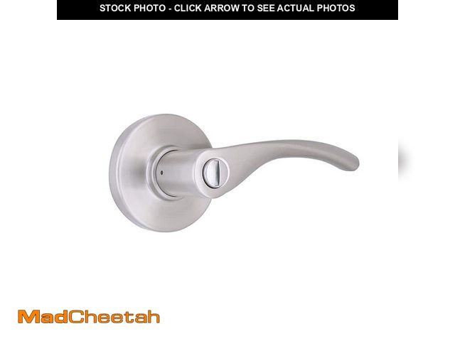 Lot 74-14609653 - Home Decorators Collection Primrose Satin Nickel Privacy Bed/Bath Door Handle - UNUSED