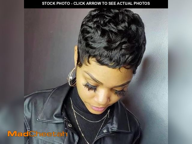 Lot 74-12311300 - OYM HAIR Short Human Hair Wigs for Black Women Pixie Cut Wig Human Hair for Black Women Brazilian Vi...