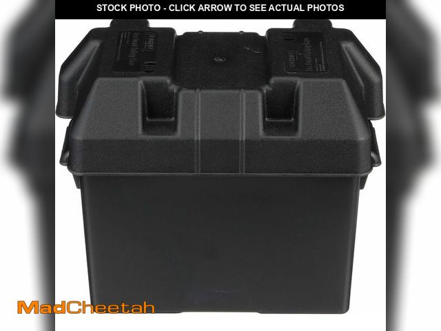 Lot 74-14349711 - Seachoice USCG-Approved Marine Group 24 Series Standard Battery Box with Strap &amp; Mounting Kit - ...