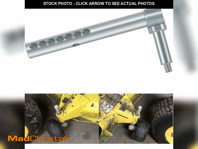 Lot 74-12450349 - AM120681 Left Hand Front or Right Hand Rear Mower Deck Gage Wheel Arm for John Deere Mower Decks 54C...