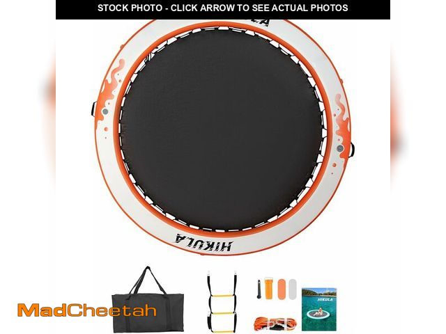 Lot 74-13709836 - Inflatable Round Floating Ring - Water Hammock Dock, Sun Chill Mat Raft Platform, Heavy Duty Floats ...