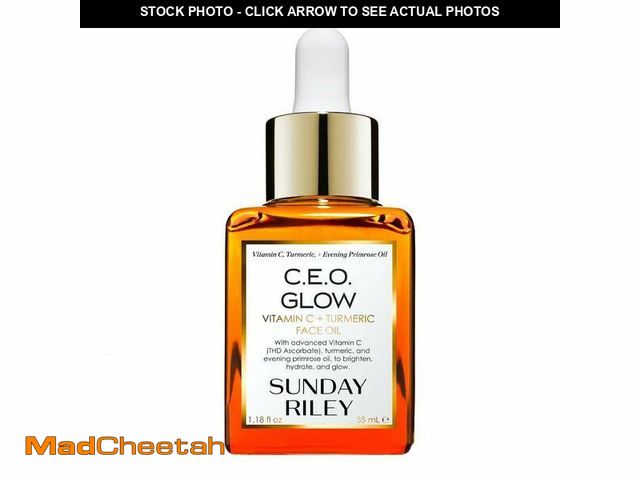 Lot 74-13630475 - Sunday Riley C.E.O. Glow Vitamin C Turmeric Face Oil, 1.18 Fl Oz - UNUSED