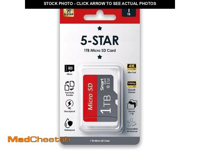 Lot 74-12697151 - 1TB Micro SD Card High Speed Class 10 Micro SD SDXC Card with Adapter - USED