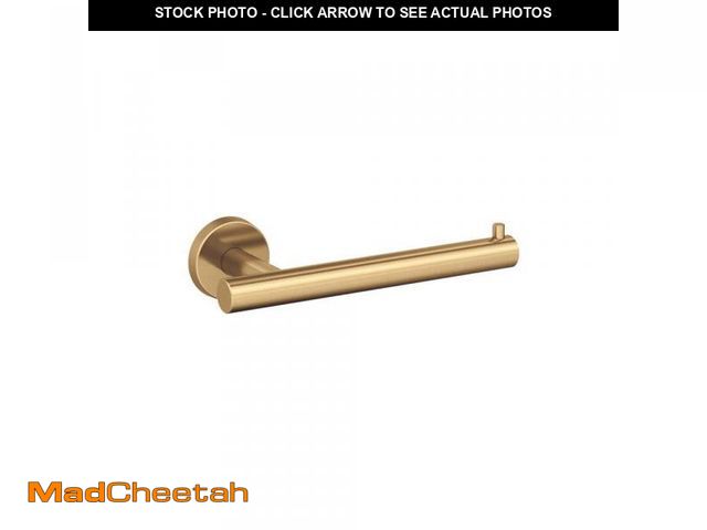 Lot 74-12402717 - Amerock Arrondi 7-1/4 in. (184 mm) L Single Post Toilet Paper Holder in Champagne Bronze - UNUSED