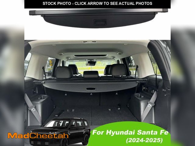 Lot 74-14259665 - Fit Hyundai Santa Fe 2024 (5 Seat) Retractable Cargo Cover for Santa Fe 2024 SUV Accessory Black Rea...