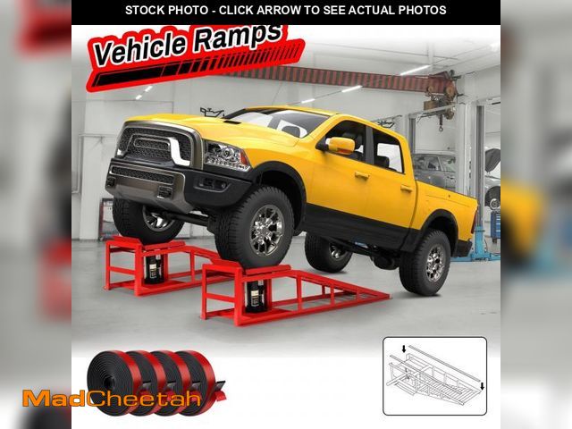 Lot 74-12513592 - Lafati 2-Pack Hydraulic Car Ramps: Heavy-Duty Vehicle Ramps with 5T / 10000lbs Jack Load Capacity, P...