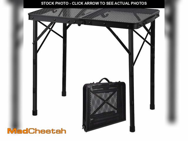 Lot 74-12782955 - OHHANI Camping Table, Folding Grill Table 2Ft, Portable Outdoor BBQ &amp; Picnic Table, Easy Storage...