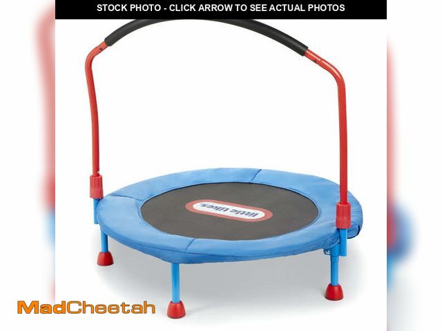 Lot 74-13382404 - (MISSING HARDWARE) Little Tikes Light-Up 3-foot Trampoline with Folding Handle for Kids Ages 3 to 6 ...
