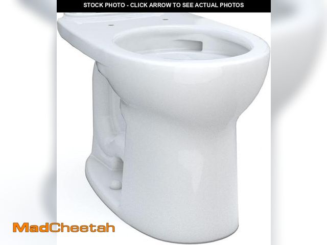 Lot 74-12201954 - TOTO Drake Round TORNADO FLUSH Toilet Bowl with CEFIONTECT, Cotton White - C775CEFG#01 - UNUSED
