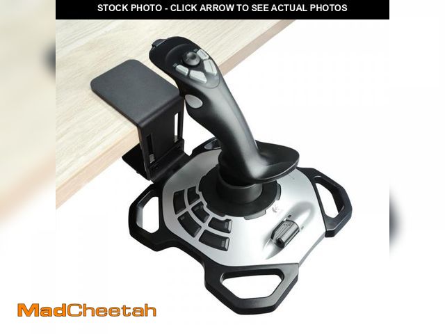 Lot 74-12307964 - HTLAKIKJ Desk Mount for Flight Sim Joystick-Compatible with Logitech G Extreme 3D PRO Joystick Adjus...