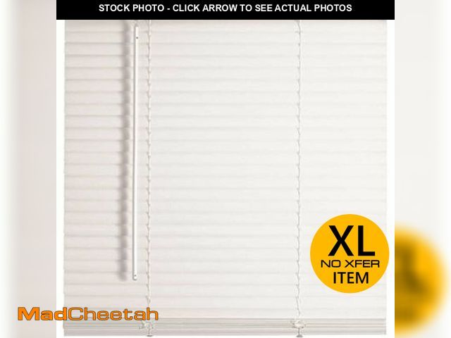 Lot 74-12772422 - The Home Depot TruTouch 72x48" Cordless 1" Vinyl Mini Blind White - UNUSED