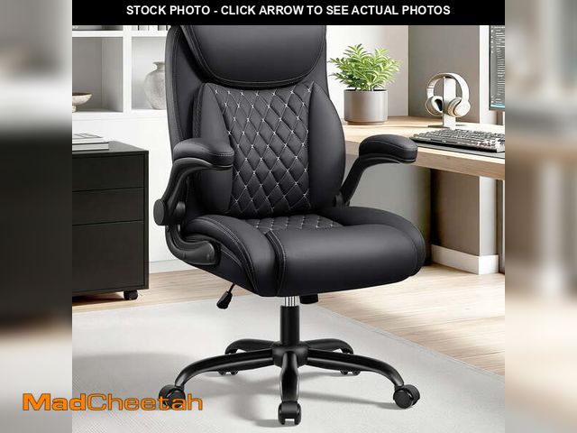 Lot 74-14086814 - COOLHUT Big and Tall Office Chair 500LBS Wide Seat Ergonomic Computer Desk Chair, High Back Executiv...