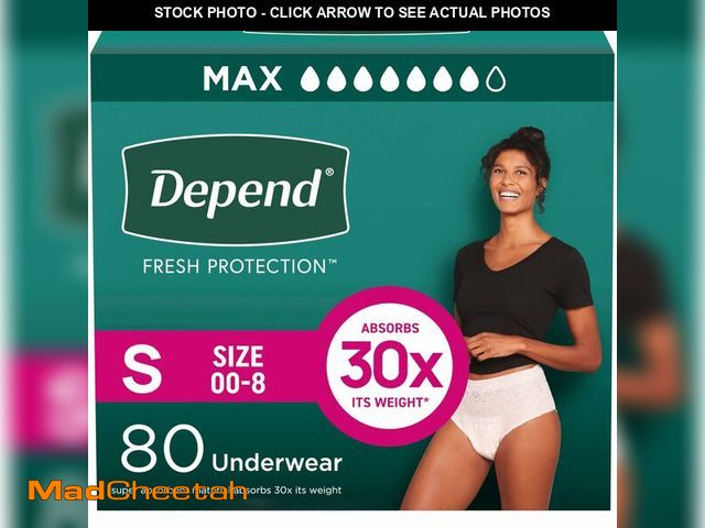 Lot 74-13069253 - Depend Fresh Protection Adult Diapers, Incontinence &amp; Postpartum Bladder Leak Underwear for Wome...