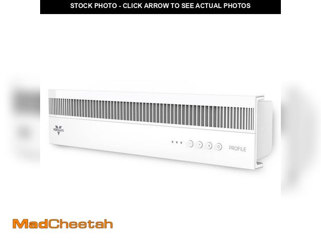 Lot 74-12680352 - Vornado Profile 25.94 in. 3 Fan Speeds Window Fan in White with Reversible Airflow - UNUSED