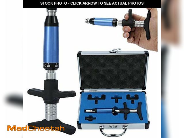 Lot 74-12837970 - 6 Levels Manual Chiropractic Spine Adjusting Corrector Tool, Manual Chiropractic Tool Spine Correcti...