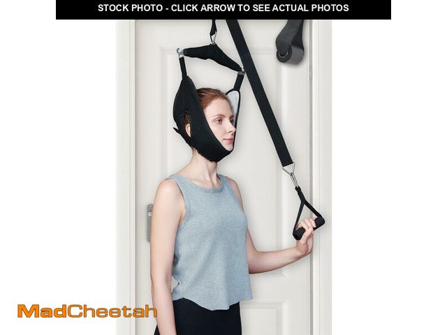 Lot 74-14265662 - Cervical Neck Traction Device Over the Door - Hanging Neck Stretcher for Cervical Spine Decompressio...