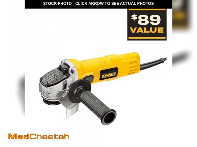 Lot 74-12032098 - DEWALT 7 Amp 4.5 in. Small Corded Angle Grinder with 1-Touch Guard - UNUSED