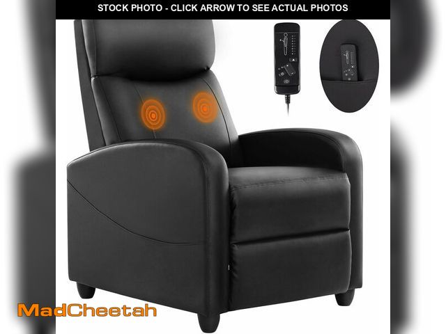 Lot 74-14610613 - Sweetcrispy Massage Recliner Chair for Adults, Adjustable Home Theater Seating with Lumbar Support f...