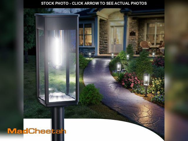 Lot 74-14213924 - SUPER BRIGHT Solar Pathway Lights Outdoor, 8 Pack Solar Lights Outdoor, Auto On/Off, IP65 Waterproof...