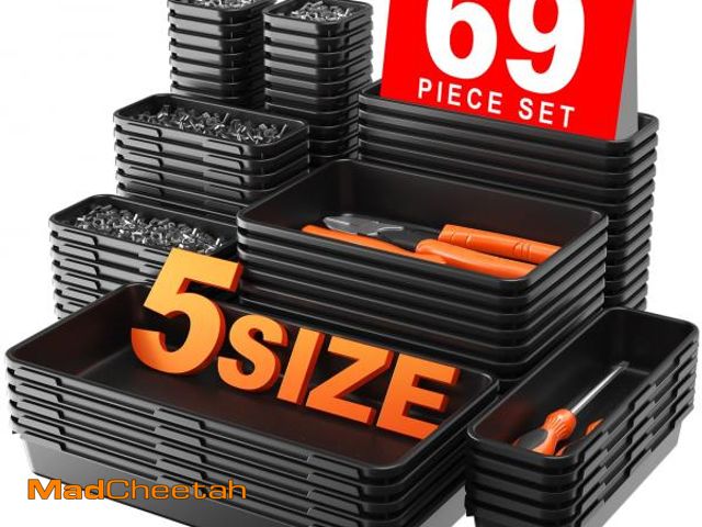 Lot 74-12302034 - Ã£â¬ÂMore Larger SizeÃ£â¬âA-LUGEIÃ£â¬Â69PcsÃ£â¬âÃ£â¬Â5 SizeÃ£â¬â Tool Box Organizer T...