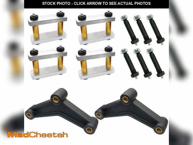 Lot 74-13325967 - LLANNDER Heavy Duty Greaseable Tandem Trailer Axle Shackle Kit 3.125" Shackles Tandem Axle for Doubl...