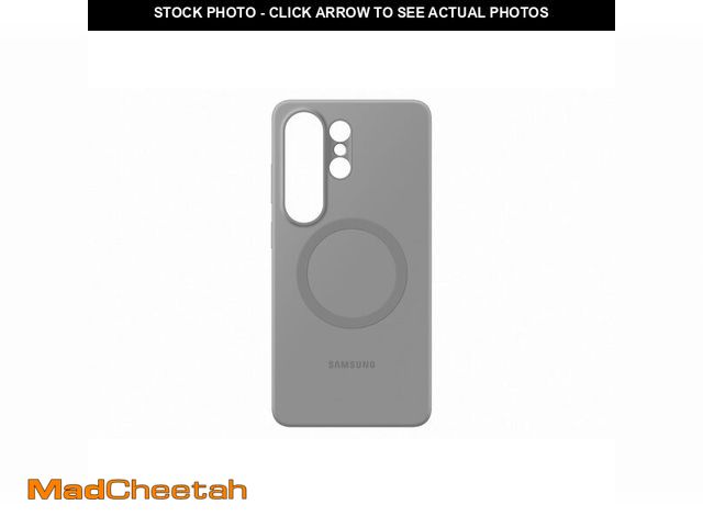 Lot 74-14052496 - Samsung Galaxy S26 Ultra Silicone Magnet Phone Case, Soft-Touch, Durable Grip, Great Feel, Gray - UN...