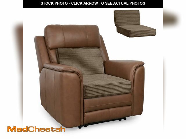 Lot 74-13563973 - HIGOGOGO Corduroy Recliner Chair Cushion with Lumbar Support Pillow Soft Non-Slip 4" Thick Seat Pad ...