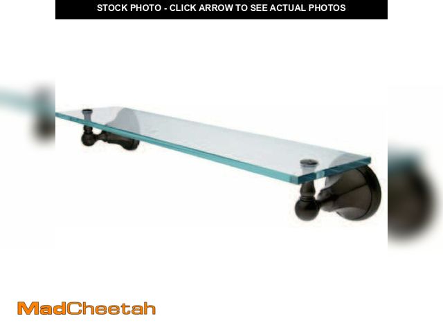 Lot 74-13733823 - Kingston Brass BA4819ORB Metropolitan Glass Shelf, Oil Rubbed Bronze,2-3/4" - UNUSED