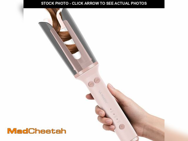 Lot 74-13545013 - LA MAESII Automatic Curling Iron, 1 Inch with 3 Temps Rotating Curling Iron, 2-Way Rotation Hair Cur...