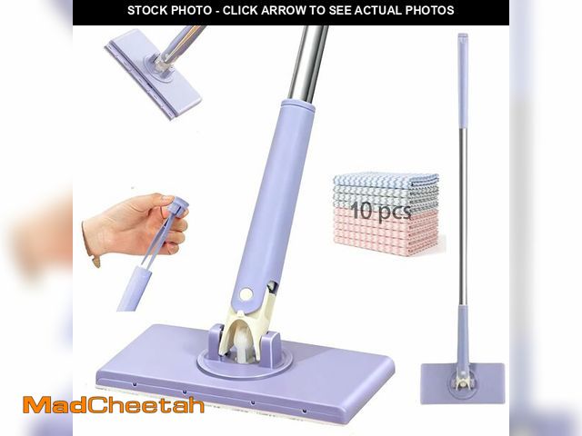 Lot 74-14056903 - Automatic Cloth Changing Mini Mop (45.3 in + 10*Cloth) - UNUSED