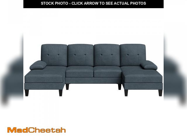 Lot 74-12153359 - *SEE DETAILS* 4-Seat U Shaped Modern Sectional Sofa with Double Chaises *SEE DETAILS*  - UNUSED