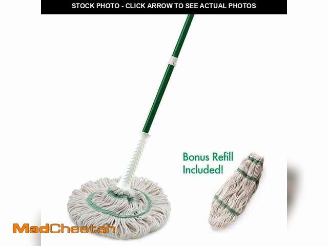 Lot 74-12557555 - Libman Tornado Blended Cotton Twist Mop with Extra Refill - UNUSED