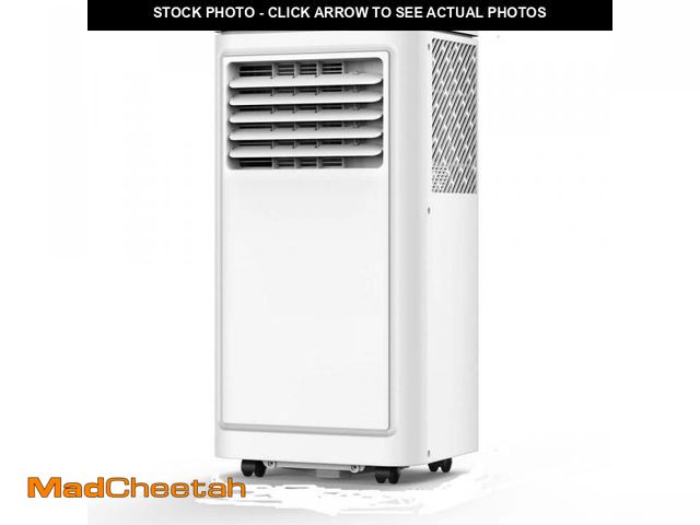 Lot 74-12390039 - COWSAR 5,000 (DOE) BTU 115-Volt Portable Air Conditioner w/ Remote up to 250 sq. ft. Cools and Dehum...