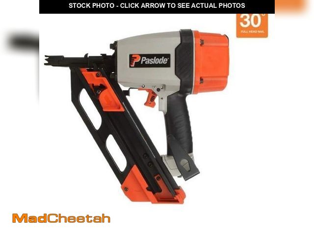 Lot 74-13796331 - Paslode Pneumatic 3-1/4 in. 30 Degree Air Corded Compact Framing Nailer - UNUSED