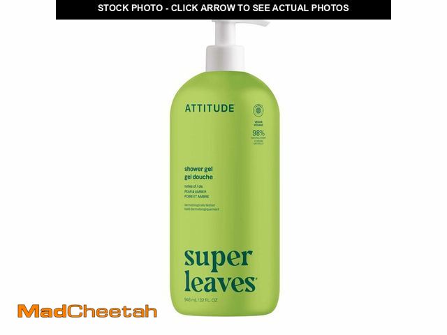 Lot 74-14423531 - ATTITUDE Body Wash, EWG Verified Shower Gel, Dermatologically Tested, Plant and Mineral-Based, Vegan...