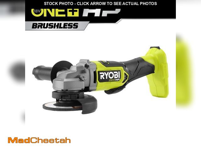 Lot 74-12790343 - Ryobi One+ HP 18v Brushless Cordless Angle Grinder, 4-1/2" - UNUSED