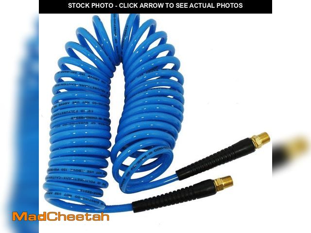 Lot 74-12691538 - Husky 1/4 in. x 25 ft. Polyurethane Recoil Hose - UNUSED