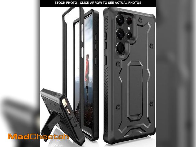 Lot 74-12304696 - CaseBorne Designed for Samsung Galaxy S22 Ultra 5G Case (2022), Full-Body Multi-Layer Rugged with St...