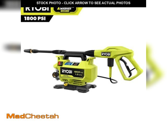 Lot 74-13692391 - RYOBI 1800 PSI 1.2 GPM Cold Water Corded Electric Pressure Washer - UNUSED