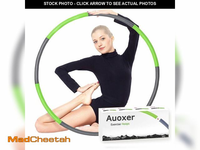 Lot 74-13566430 - Auoxer Fitness Exercise Weighted Hoops, Lose Weight Fast by Fun Way to Workout, Fat Burning Healthy ...