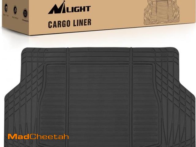 Lot 74-12399225 - Nilight Rubber Cargo Mats for Cars Trucks SUVs,Universal Trim to fit for Most Vehicles,All Weather P...