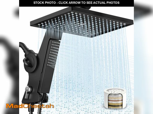 Lot 74-14429043 - MakeFit Filtered Rain Shower Head with Handheld Combo High Pressure 12'' Rainfall Shower Heads &amp;...