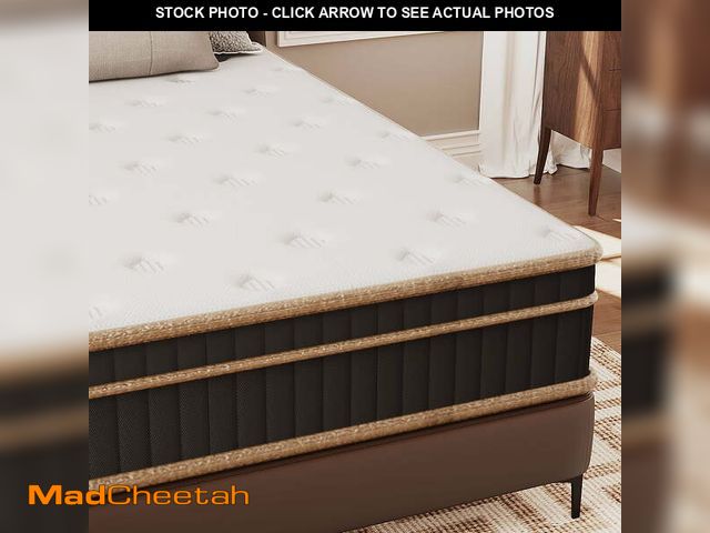 Lot 74-14071785 - Zimtown Twin Mattress, 10 inch Hybrid Mattress in a Box, Pressure Relief - UNUSED