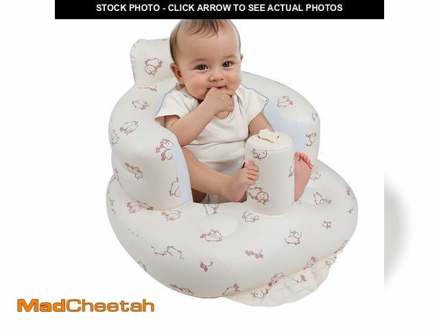 Lot 74-13624289 - EKEPE Inflatable Baby Seat with Built in Pump for Babies 3 Months &amp; Up, Baby Floor Seats for Sit...