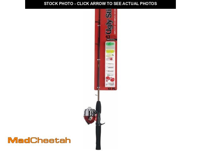 Lot 74-14349098 - Ugly Stik 5' Complete Spincast Kit Fishing Rod and Reel Casting Combo, Ugly Tech Construction with C...