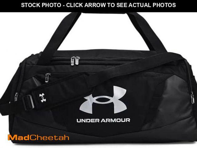 Lot 74-12098577 - Under Armour Unisex-Adult Undeniable 5.0 Duffle , Black (001)/Metallic Silver , X-Small - UNUSED