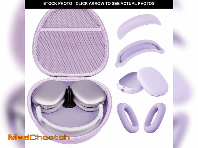 Lot 74-12877255 - Hard Case for AirPods Max Supports Sleep Mode, Travel Carrying Headphone Case with AirPods Max Silic...