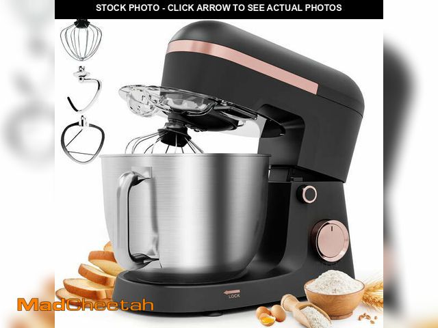 Lot 74-13283224 - 7QT Stand Mixer, 10+P Speeds Powerful Electric Kitchen Mixer With Dough Hook, Beater, Whisk And Spla...